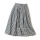 Women Black-and-white Checks Chiffon Skirt Casual Dresses